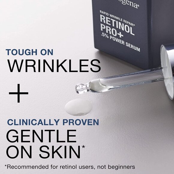 NEW Neutrogena Rapid Wrinkle Repair Retinol Pro+ .5% Power Serum Anti-Aging Skin - Picture 4 of 5